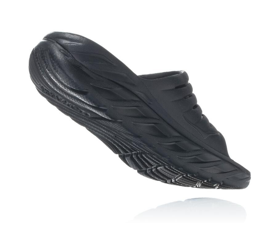 Hoka One One Slide Mens Black - ORA Recovery - 67910TEIU